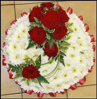 Red Rose Posy Pad