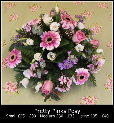 Pink & White Posy