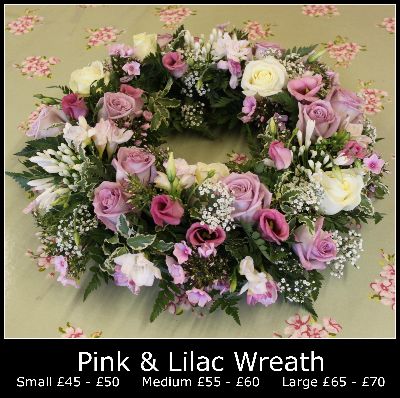 Pink & Lilac Wreath