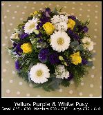 Purple, Lemon & White Posy