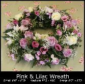 Pink & Lilac Wreath